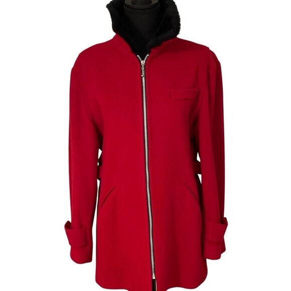 Jonathan Michael Vintage Wool Faux Fur collar - Picture 8 of 14